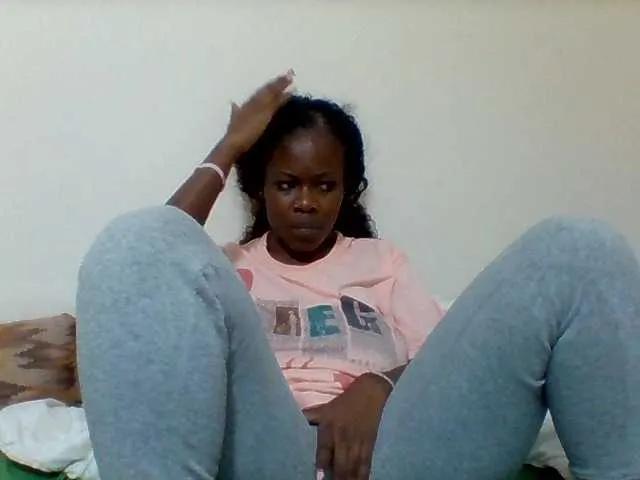 Ebonyrogan — When u touch my hanging tits and pull them..make me horny and when u lick my pussy..make me more wet when u make me happy