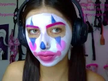 gabygumms — Im your BDSM Clown GirlGOAL: Play with my vibrator for fisrt time on pussy #bdsm #petite #ahegao #goth #smalltits  Plz dont forget to give me like here [903 tokens remaining]