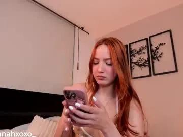 hannah_xoxo_ — Current Goal: ride dildo at 500 tokens -- Next Goal: all goals completed! thanks to all tippers!  -- hi, its hannahpvt is open #teen #18 #new #squirt #redhead don't forget to follow me!!